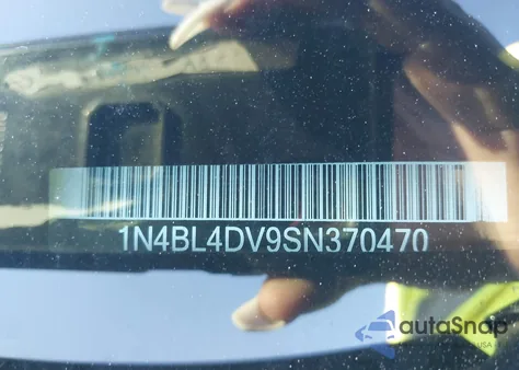 2025 Nissan Altima Sv Fwd из США, поврежденный, VIN 1N4BL4DV9SN370470